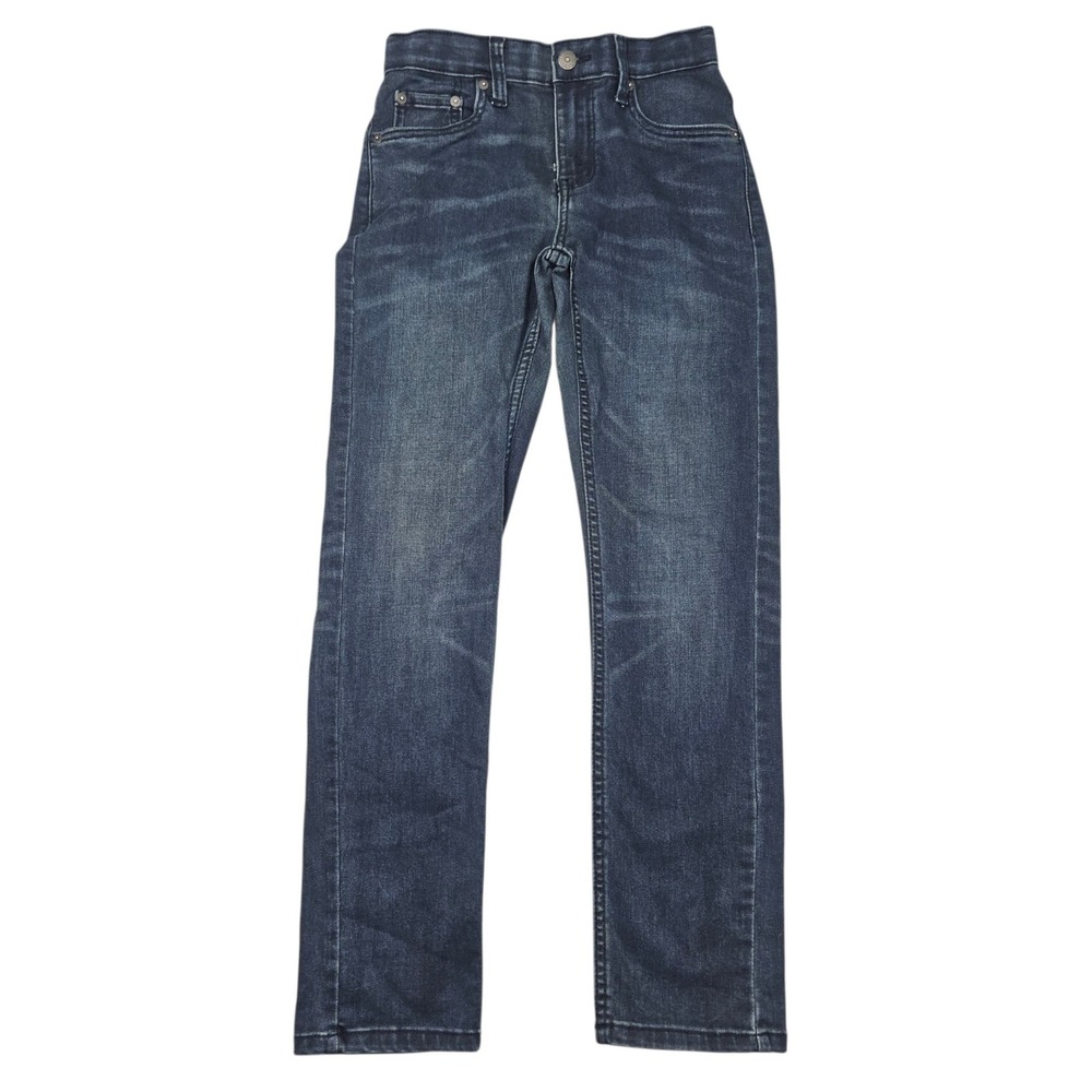 Levi's 502 Regular Taper Jeans Dark Wash Denim Boys Sz 12 Reg